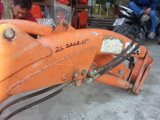 ชุดตักหน้า kubota เก่าญี่ปุ่นเพิ่งออกจากตู้อุปกรณ์ครบ 46000 บาท