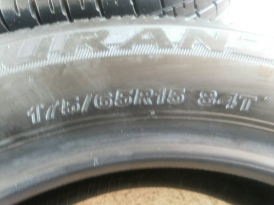 ยางBridgeston Turaza 175-65R15 ยางปลายปี13 สัปดาห์ ที่ 34 ถอดจากป้ายแดงดอกสวย ยางBridgeston Turaza 175-65R15 ยางปลายปี13 สัปดาห์ ที่ 34 ถอดจากป้ายแดงดอกสวย