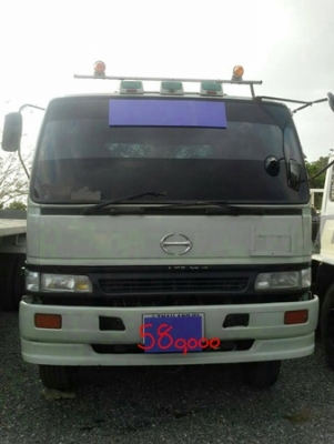 รถบรรทุก 10 ล้อกระบะบรรทุกพื้นเรียบ HINO ปีจดทะเบียน 2537