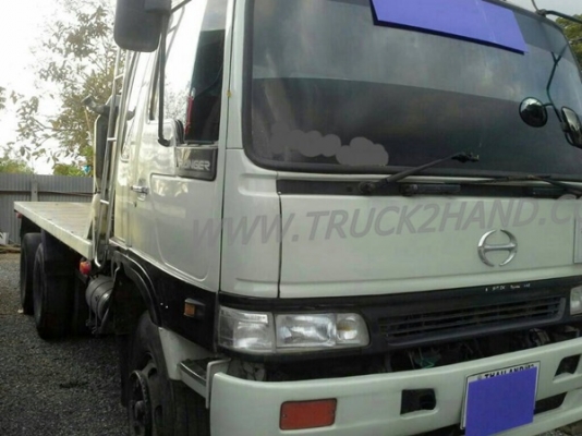 รถบรรทุก 10 ล้อกระบะบรรทุกพื้นเรียบ HINO ปีจดทะเบียน 2537