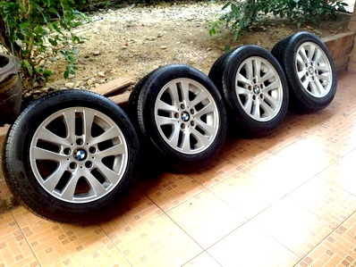 ----ขายแล้ว----แม็กซ์16 BMW E90 ยางสวย ใส่ซีรีย์ 3