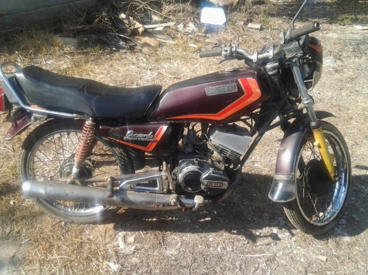 ขายยามาฮ่าrxk135มีทะเบียนโอนของครบสนใจติดต่อสรกฤช091-8892274    0860767308