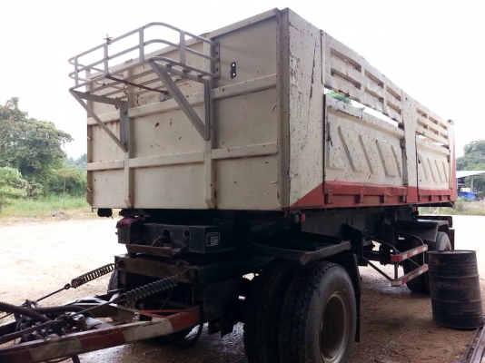 ขายลูกพ่วงดัมพ์สามมิตร 2 เพลา ปี 47 ทะเบียนพร้อม