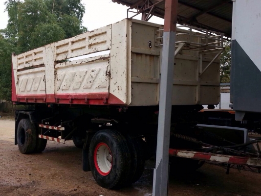 ขายลูกพ่วงดัมพ์สามมิตร 2 เพลา ปี 47 ทะเบียนพร้อม