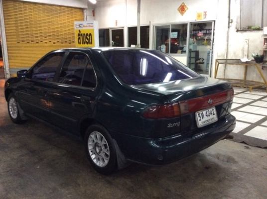 ขายรถซันนี่ B14 ปี95 เครื่อง 1.5 เกียร์ออโต้ ติดแก๊ส LPG เพาเวอร์ ไฟฟ้าทั้งคัน ภายในสวยๆเบาะสวยสะอาด แอร์เย็นฉ่ำ วิทยุCD ตัวถังเดิมๆ สีเต็มเงามีริ้วรอยการใช้งาน แม็ก15" ยางดี รถขับดี ประหยัดมาก พร้อมใช้งานครับ