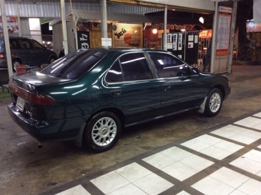 ขายรถซันนี่ B14 ปี95 เครื่อง 1.5 เกียร์ออโต้ ติดแก๊ส LPG เพาเวอร์ ไฟฟ้าทั้งคัน ภายในสวยๆเบาะสวยสะอาด แอร์เย็นฉ่ำ วิทยุCD ตัวถังเดิมๆ สีเต็มเงามีริ้วรอยการใช้งาน แม็ก15" ยางดี รถขับดี ประหยัดมาก พร้อมใช้งานครับ