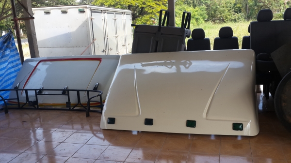 ขายหมวกลู่ลม  ถอดจากISUZU GIGA  มี 2ใบๆ  ละ 5000