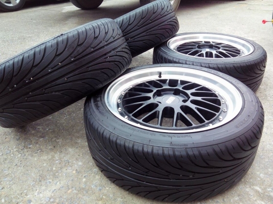 BBS 18 5รู114.3กว้าง8 พร้อมยางนันกังปี13 225-45-18