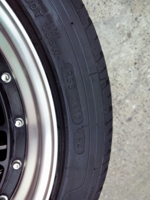 BBS 18 5รู114.3กว้าง8 พร้อมยางนันกังปี13 225-45-18
