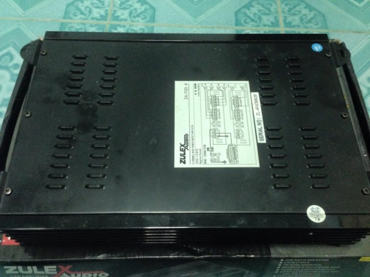 แอมป์4ch ZULEX มือสองเกือบใหม่สภาพเดิมไม่เคยเปิดฝา ขับกลางแหลมชัดๆ ขาย 1550 บาท