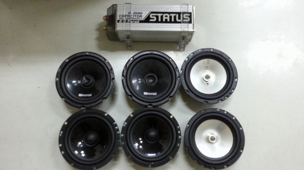 ลำโพง 6.5 นิ้ว dts+คาปา status