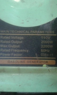 เครื่องปั่นไฟ + เครื่องฉีดน้ำ ใช้ไฟ 220 v สถาพพร้อมใซ้ครับ เครื่องปั่นไฟ + เครื่องฉีดน้ำ ใช้ไฟ 220 v สถาพพร้อมใซ้ครับ