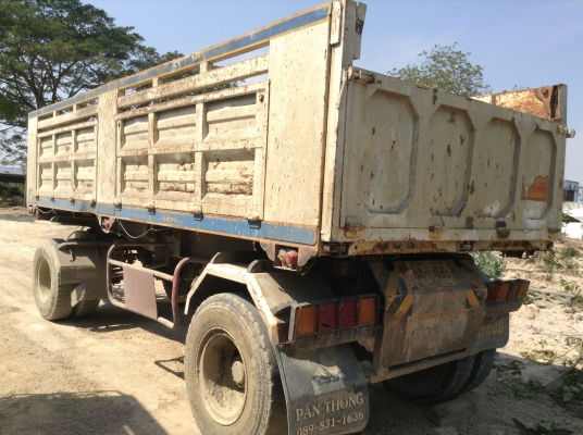 ขายหางพ่วงดั้ม2เพลาอู่พานทอง ราคาเบาๆ