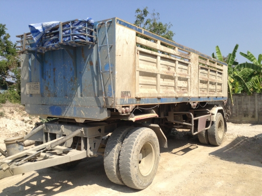 ขายหางพ่วงดั้ม2เพลาอู่พานทอง ราคาเบาๆ