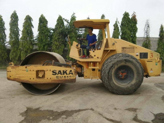 ขายรถบด SAKAI SV512D เล่มทะเบียน เปลือกเดียว เครื่องเปอร์กิ้น ราคา 1200000