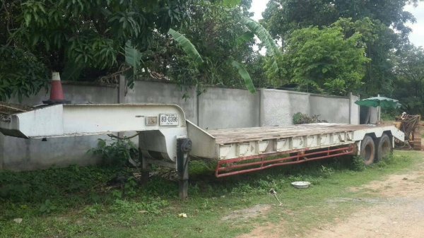 ขายรถบรรทุกหัวลากหางโลเบต VOLVO FL10 320 แรงม้า 2 เพลา หางโลเบต 2 เพลา ราคา 850000