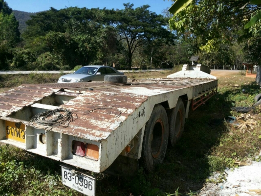 ขายรถบรรทุกหัวลากหางโลเบต VOLVO FL10 320 แรงม้า 2 เพลา หางโลเบต 2 เพลา ราคา 850000