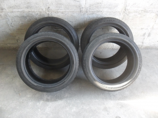 ยาง DUNLOP 195/45R16ปี12 สวยๆ 4 เส้น ราคา 2500 บาท