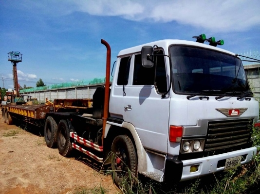 ขายรถหัวลากหางโลเบต HINO รถนอกนำเข้า เครื่อง V8 EF750 10 เกียร์โลไฮ 330 แรงม้าปี 2536 หางพนัส 2 เพลาปี 2538 ราคา 1100000