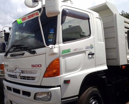 ขายรถดั้มพ์กระบะสามมิตรต่อพิเศษสำหรับบรรทุกหินใหญ่ 10 ล้อ 2 เพลา