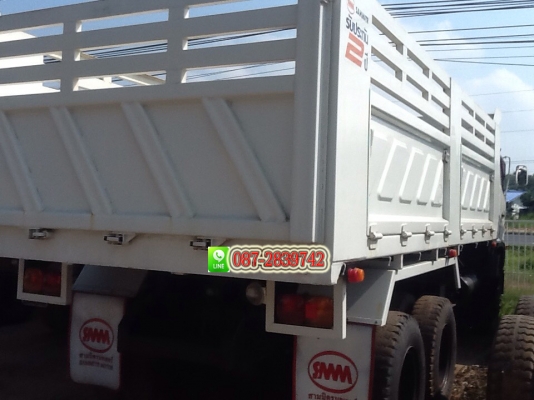 ขายรถดั้มพ์กระบะสามมิตรต่อพิเศษสำหรับบรรทุกหินใหญ่ 10 ล้อ 2 เพลา