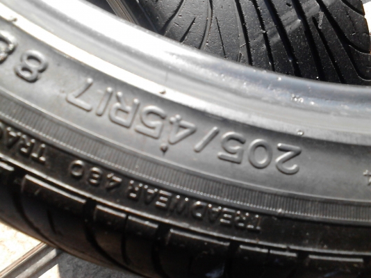 205/45R17 NANKANG  ULTRASPORT NS II  มี 2 เส้น TEL.081-427-3941