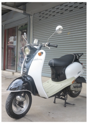 ป๊อบน่ารักๆ Yamaha Vino 50cc สตาร์ทมือ ป๊อบน่ารักๆ Yamaha Vino 50cc สตาร์ทมือ