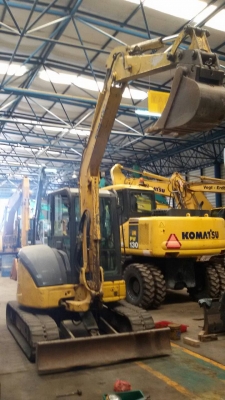 รถขุด Komatsu PC50MR-2 #F0198 นำเข้าจากสเปน สนใจโทร. 080-6565422 (หนิง)