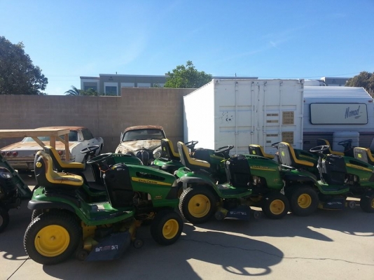 รถตัดหญ้านั่งขับ John deere  Craftsman มือสอง