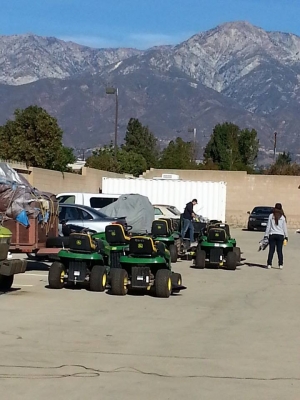 รถตัดหญ้านั่งขับ John deere  Craftsman มือสอง