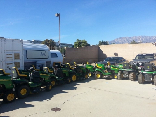 รถตัดหญ้านั่งขับ John deere  Craftsman มือสอง