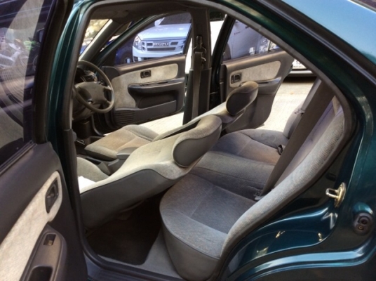 ขายรถนิสสัน ซันนี่ B14 เครื่อง 1.5 เกียร์ออโต้ ติดแก๊ส LPG เพาเวอร์ ไฟฟ้าทั้งคัน ภายในเบาะเดิมสวยสะอาด แอร์เย็นหนาว วิทยุCD สีเต็มเงามีริ้วรอย ยางใหม่ รถขับดี พร้อมใช้เลยครับ