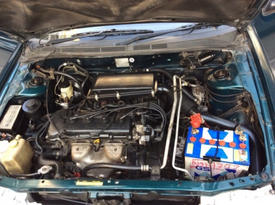 ขายรถนิสสัน ซันนี่ B14 เครื่อง 1.5 เกียร์ออโต้ ติดแก๊ส LPG เพาเวอร์ ไฟฟ้าทั้งคัน ภายในเบาะเดิมสวยสะอาด แอร์เย็นหนาว วิทยุCD สีเต็มเงามีริ้วรอย ยางใหม่ รถขับดี พร้อมใช้เลยครับ