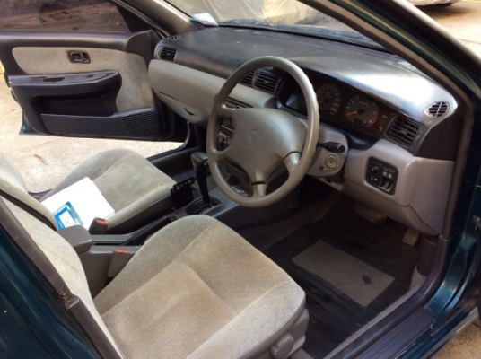 ขายรถนิสสัน ซันนี่ B14 เครื่อง 1.5 เกียร์ออโต้ ติดแก๊ส LPG เพาเวอร์ ไฟฟ้าทั้งคัน ภายในเบาะเดิมสวยสะอาด แอร์เย็นหนาว วิทยุCD สีเต็มเงามีริ้วรอย ยางใหม่ รถขับดี พร้อมใช้เลยครับ