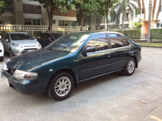 ขายรถนิสสัน ซันนี่ B14 เครื่อง 1.5 เกียร์ออโต้ ติดแก๊ส LPG เพาเวอร์ ไฟฟ้าทั้งคัน ภายในเบาะเดิมสวยสะอาด แอร์เย็นหนาว วิทยุCD สีเต็มเงามีริ้วรอย ยางใหม่ รถขับดี พร้อมใช้เลยครับ