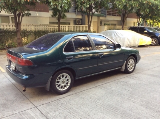 ขายรถนิสสัน ซันนี่ B14 เครื่อง 1.5 เกียร์ออโต้ ติดแก๊ส LPG เพาเวอร์ ไฟฟ้าทั้งคัน ภายในเบาะเดิมสวยสะอาด แอร์เย็นหนาว วิทยุCD สีเต็มเงามีริ้วรอย ยางใหม่ รถขับดี พร้อมใช้เลยครับ