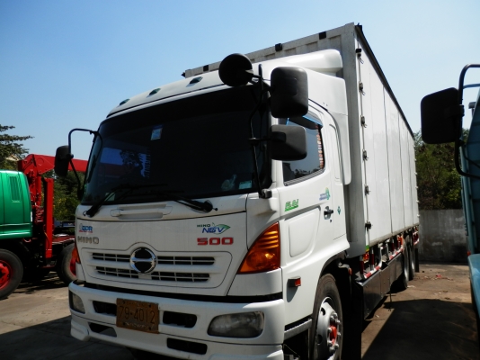 10ล้อเพลาเดียวยาว7.50มตู้แห้งประตู2บาน HINO 500UROIIIปี54 10ล้อเพลาเดียวยาว7.50มตู้แห้งประตู2บาน HINO 500UROIIIปี54