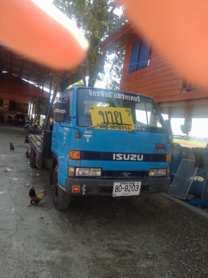 อีซูซุ TL เครื่อง 115  หางกระดกได้ สีเดิม  ( ถ้าไม่เอาพื้นท้ายเทรนเลอร์เอาออกได้ ลดราคาได้ )