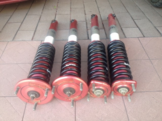 โช้คปรับเกลียว TOM S ใส่ LEXUS ของเก่าญี่ปุ่นสภาพสวยไม่เคยใช้งานในไทย