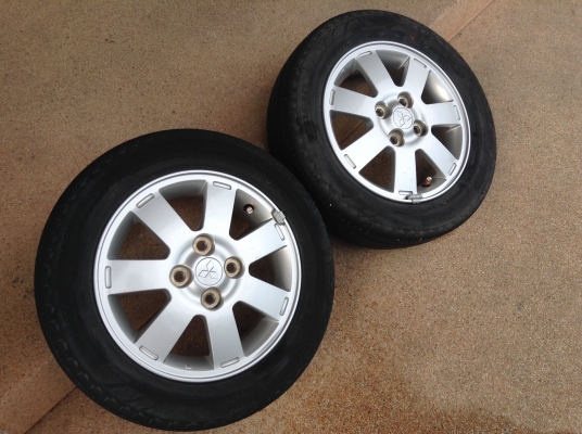 ล้อ มิราจ ขอบ14 พร้อมยางบริสโตน