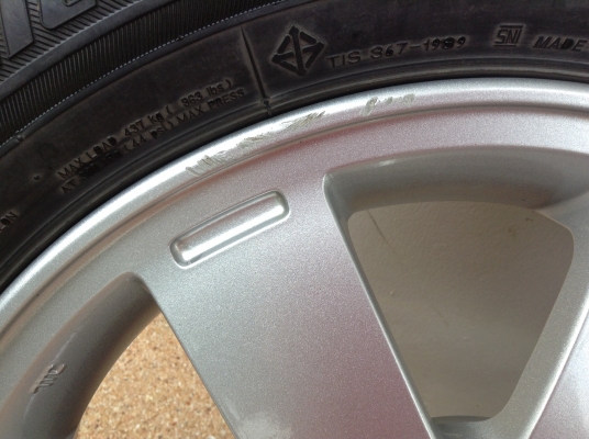 ล้อ มิราจ ขอบ14 พร้อมยางบริสโตน