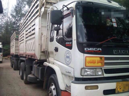 ขายรถพ่วง ISUZU DECA 270ปี47แม่ลูกดั้มสามมิตรสภาพสวยพร้อมใช้งาน ขาย2ล้าน ต่อรองได้