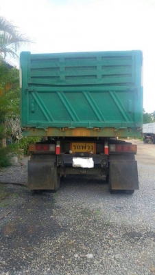 ขายรถพ่วงฮีโน่เมก้า 380 ปี55 ใช้งานมา160000โล ดั้มสามมิตรแม่ลูก ขาย2800000