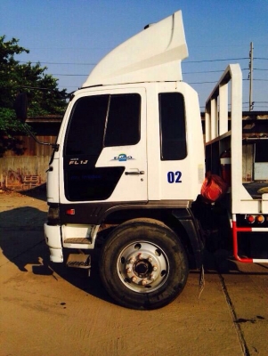 ขายรถบรรทุก 10 ล้อพื้นเรียบบรรทุกตู้ HINO FL1J เครื่อง JO8C 212 แรงม้า พื้นยาว 6 เมตร ราคา 1000000
