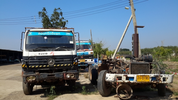 ขายเหมาหัวคัชีรถโม่ปูนเก่า 4คัน นิสสัน กับเบนช์