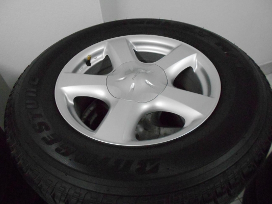 ขายล้อแม็ก All New Isuzu D-Max ขอบ 17 พร้อมยาง Bridgestone 255/65/17 ปี 12/เทิร์นได้ ใส่ฟรี ส่งฟรี