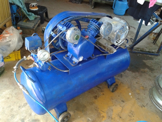 ขายปั้มลม puma 2 สูบ 1/2 ใช้งานปกติไม่มีรั่วซึม