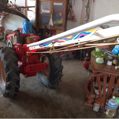 ขายโครงรถไถนากระทิงแดงพร้อมเครื่องยันม่าร์TF115YM