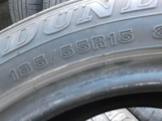 185/55R15 DUNLOP SP SPORT 230  ชุด  4 เส้น TEL.081-427-3941