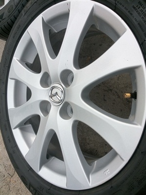 ขายล้อแม็กซ์ Mazda 2 ขอบ15ยาง 185/55/15  4 ล้อ